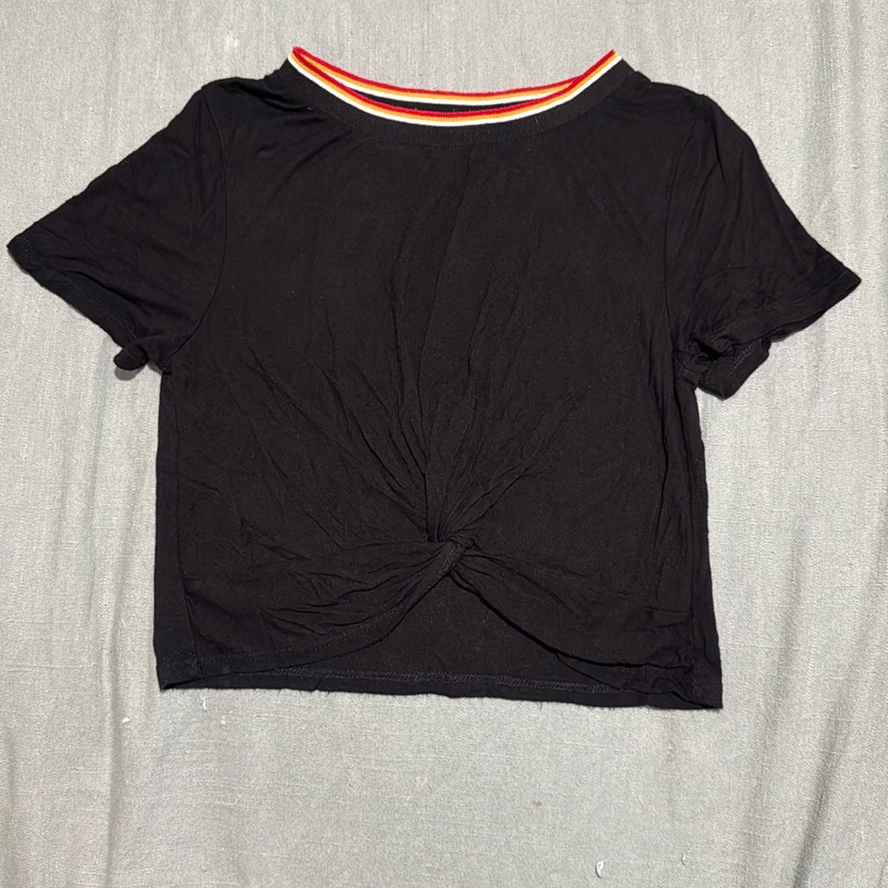 Caution to the wind crop top